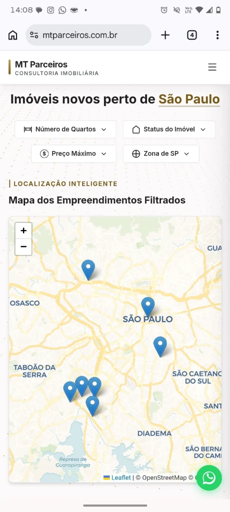 Catálogo de Lançamentos MT Parceiros no Celular
